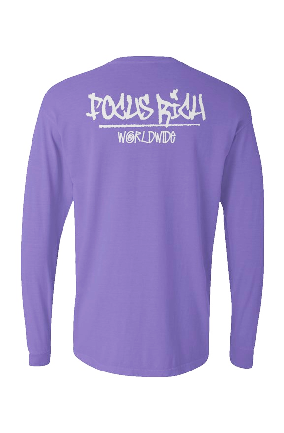 EYEZ ON THE PRIZE LONG SLEEVE T-SHIRT (PURPLE)
