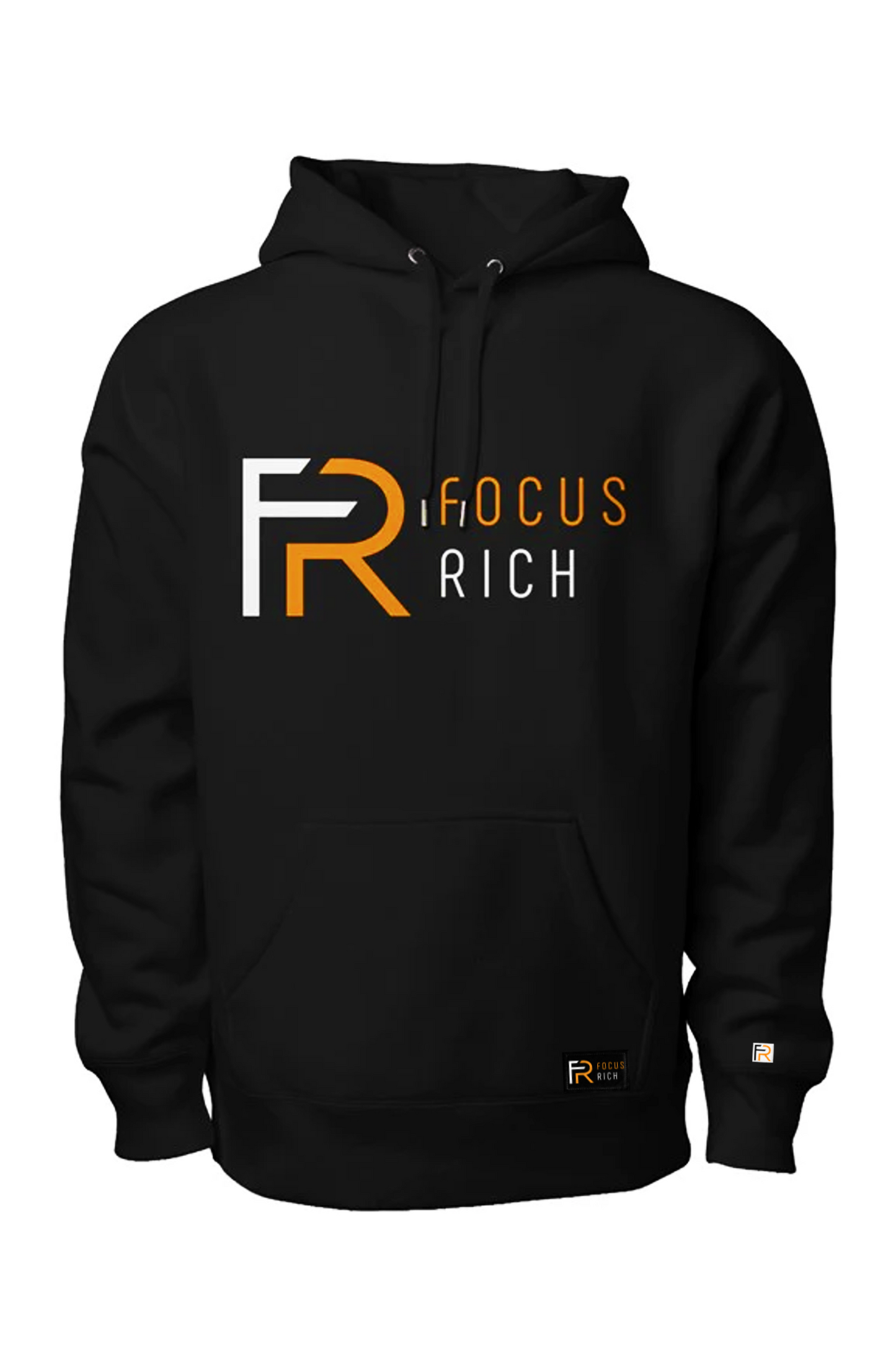 HEAVYWEIGHT FOCUS RICH CLASSIC LOGO HOODIE (BLACK)