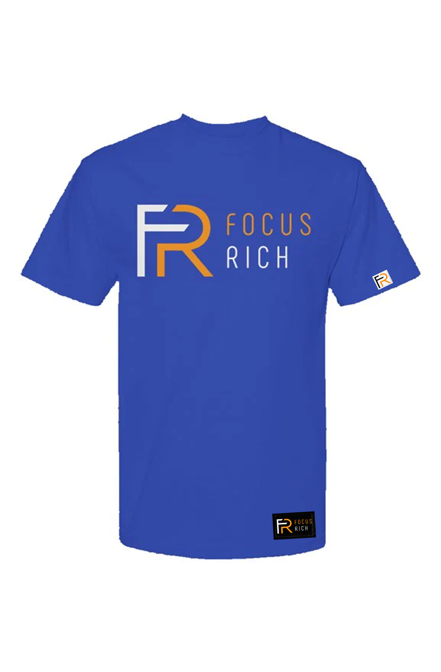 FOCUS RICH CLASSIC LOGO T-SHIRT (BLUE)