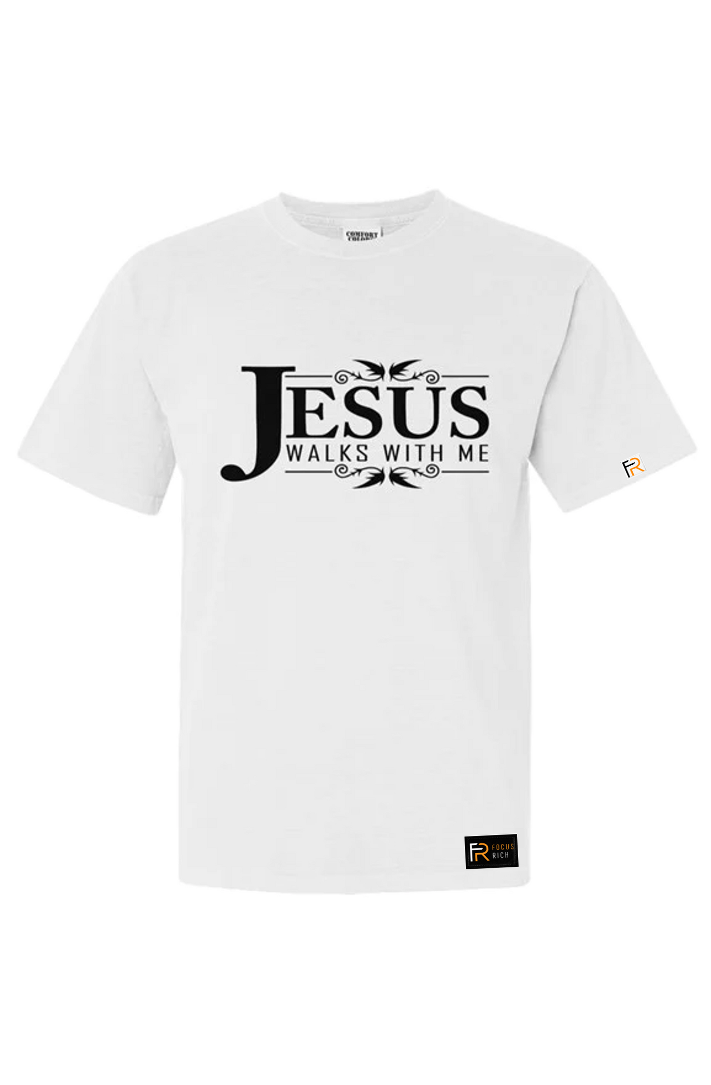JESUS WALKS WITH ME T-SHIRT (WHITE)