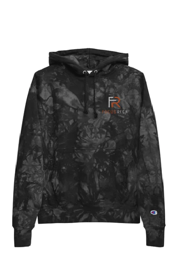 CHAMPION x FOCUS RICH "ATHLETE MONEY" HOODIE (GRAY/BLACK)