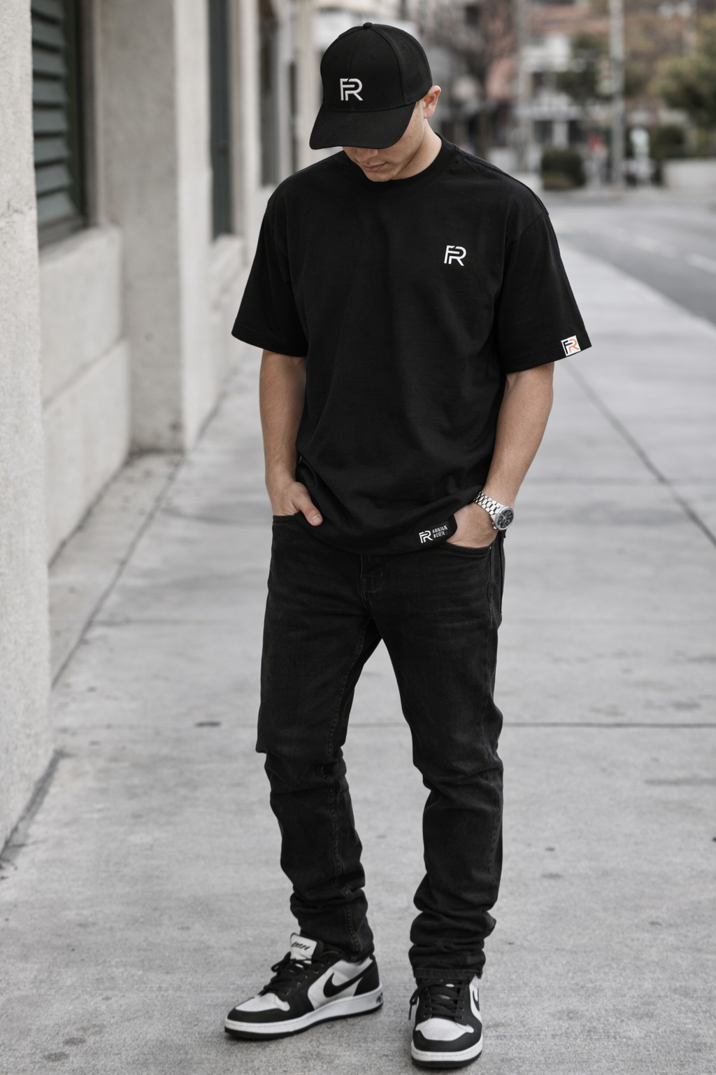 FR Minimal tee (black)
