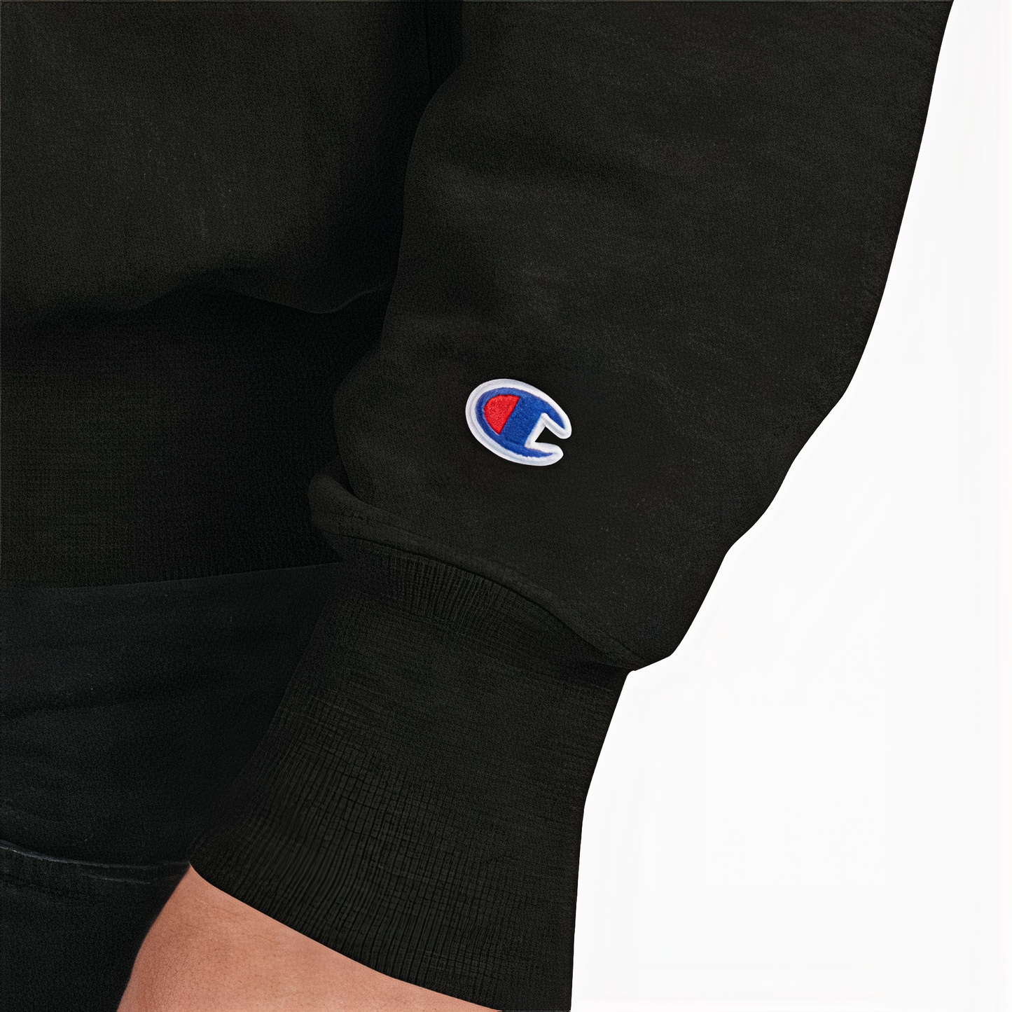 CHAMPION x FOCUS RICH "MOTIVATED" SWEATSHIRT (BLACK)