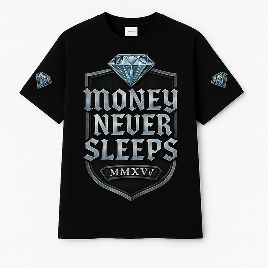 Money Never Sleeps Tee