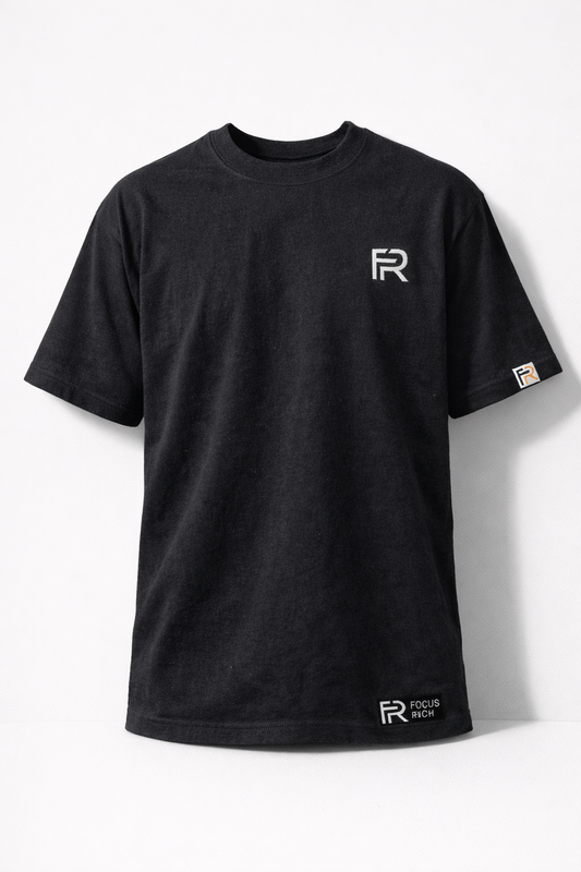 FR Minimal tee (black)